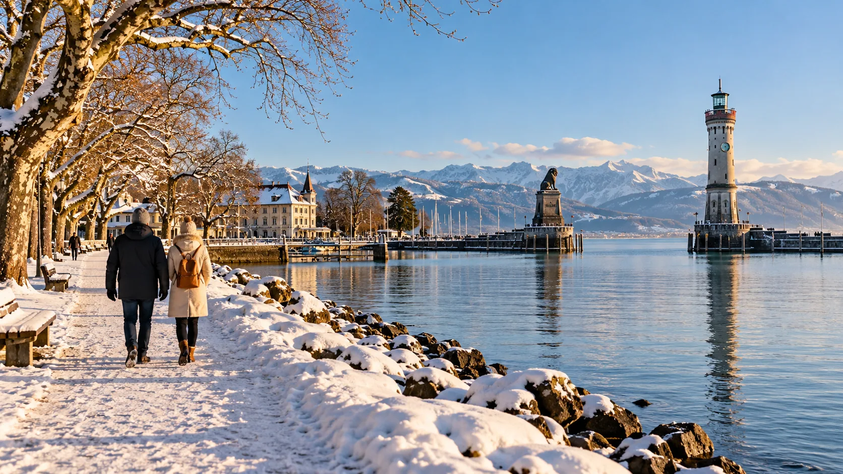 KI-generiertes Bildmotiv 2 für Bayerische Riviera im Winter