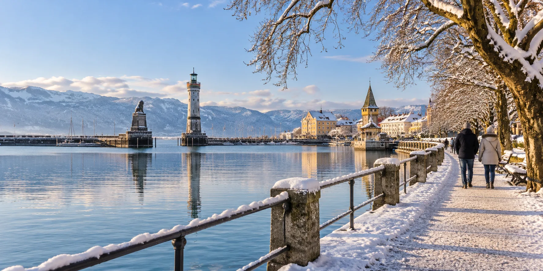 KI-generiertes Bildmotiv 3 für Bayerische Riviera im Winter