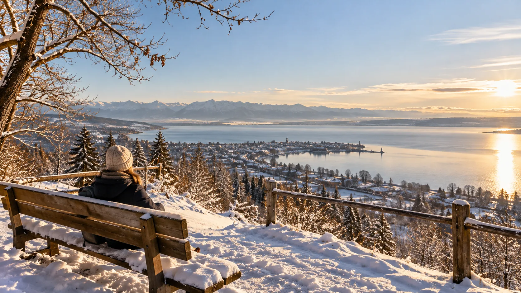 KI-generiertes Bildmotiv 2 für Hoyerberg im Winter