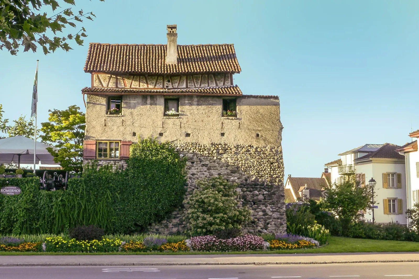 Historisches Gebäude Römerhof in der Altstadt von Arbon