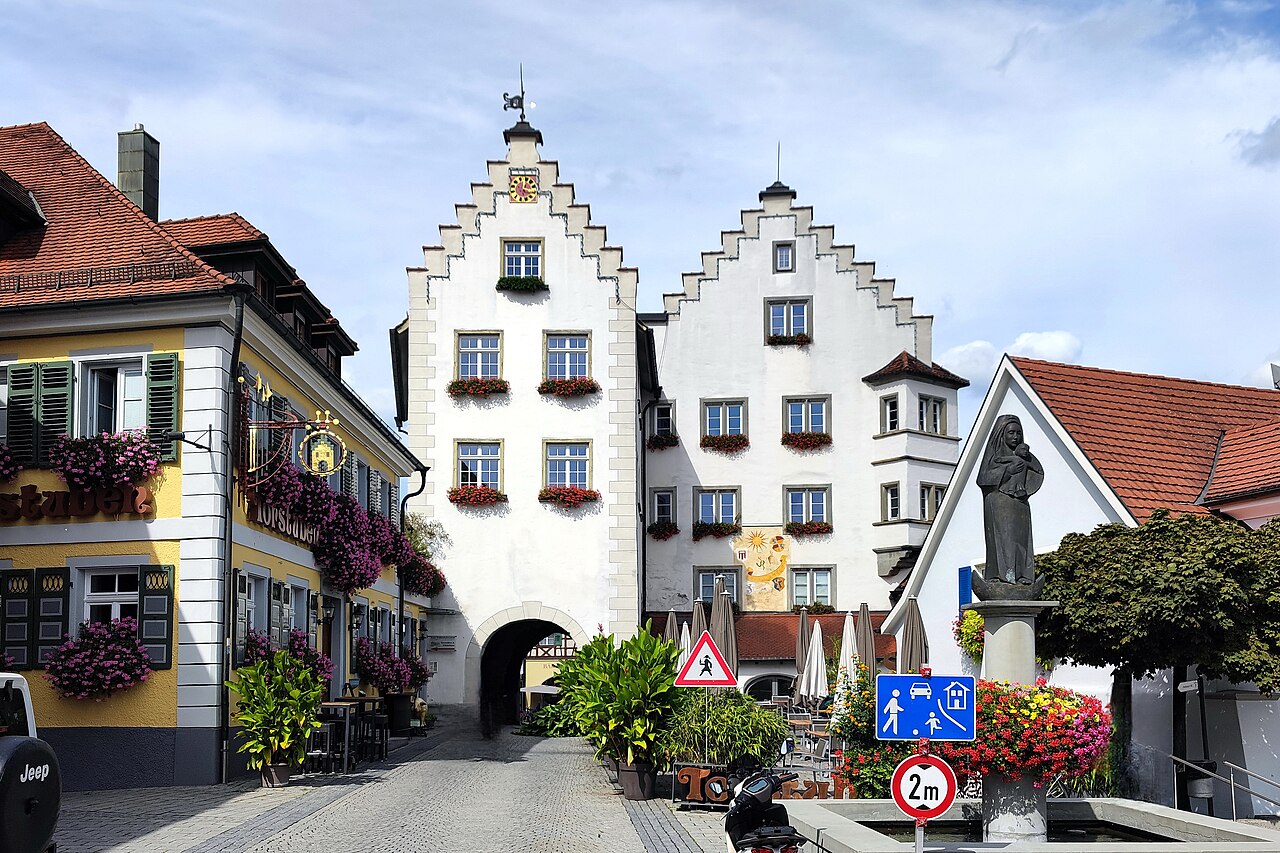 Tettnanger Torschloss am Rand der historischen Altstadt