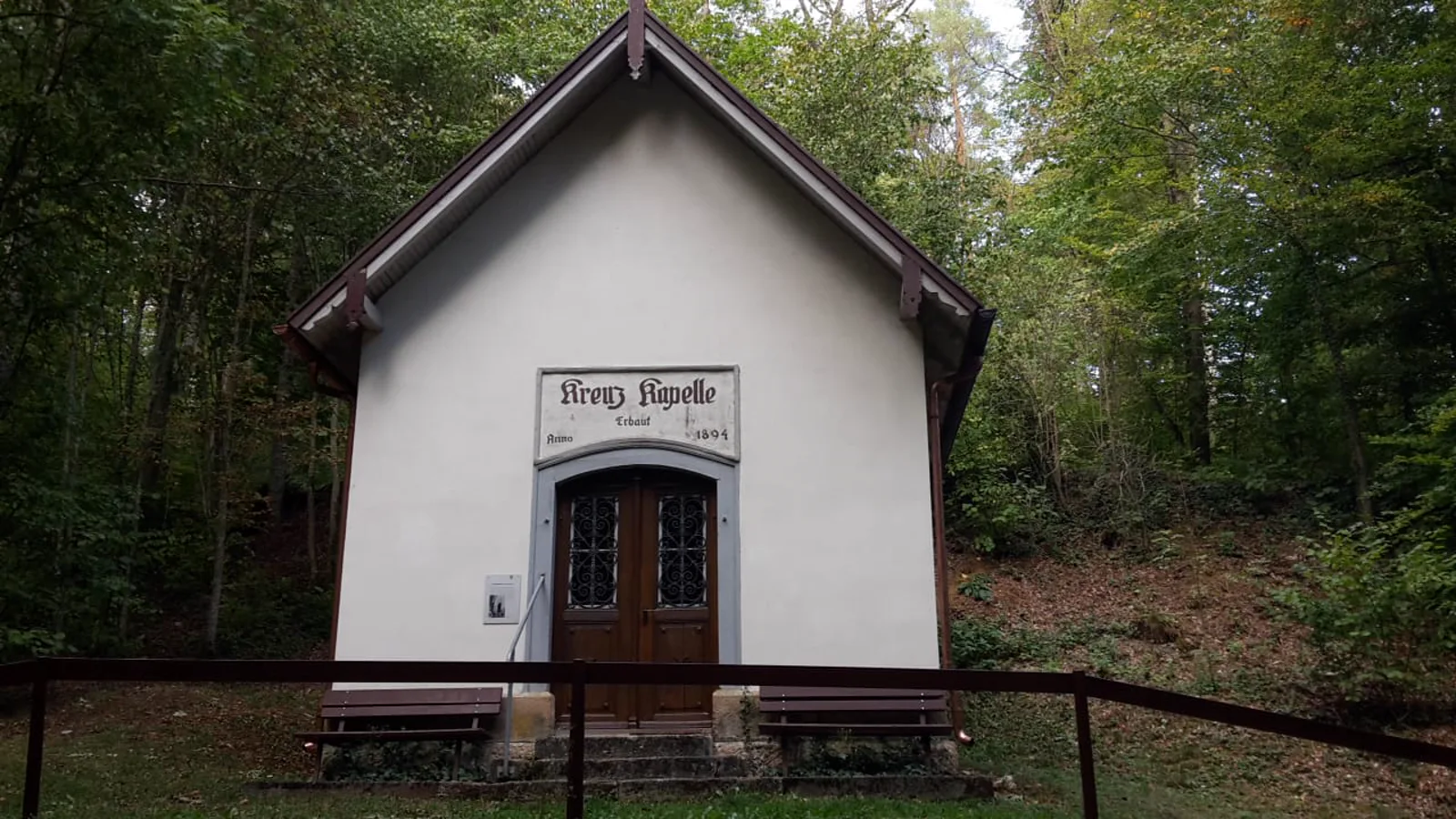 Kreuzkapelle im Rohrertal an der regulären Wannenbergtour