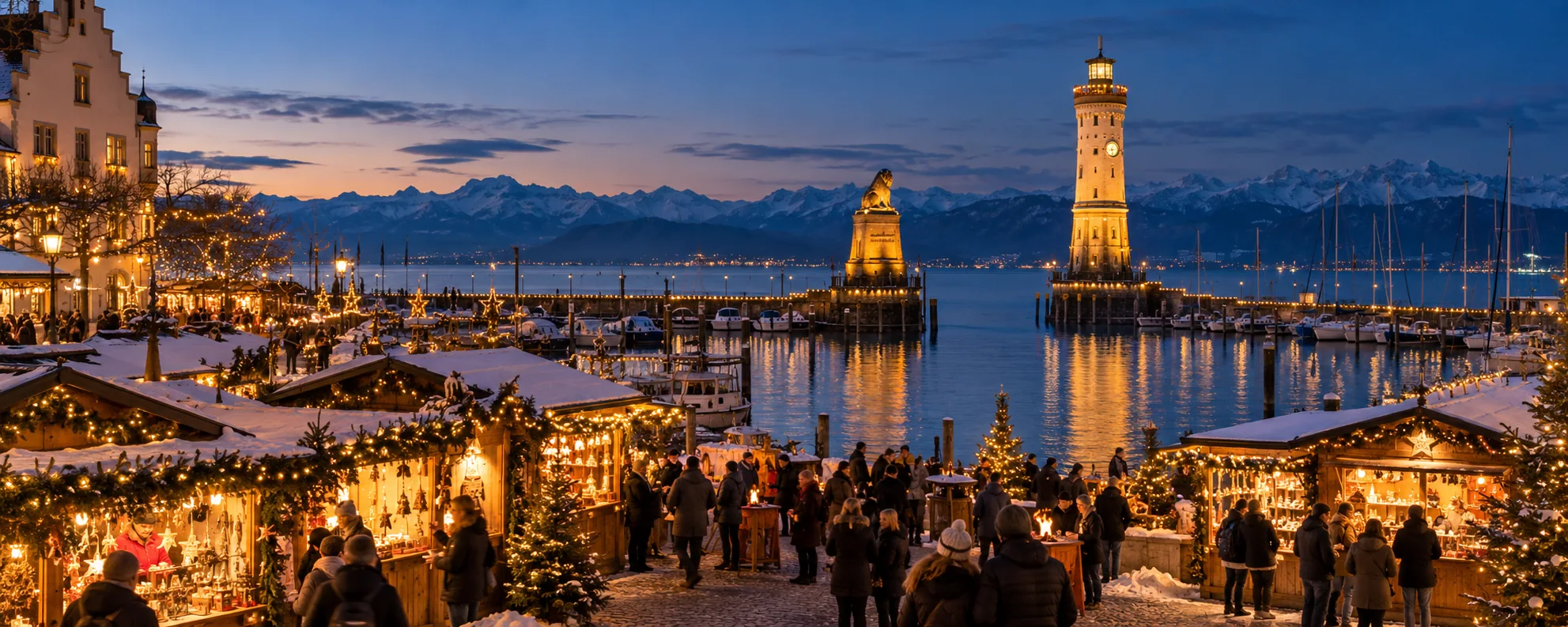 KI-Bildmotiv: Bodensee im Winter
