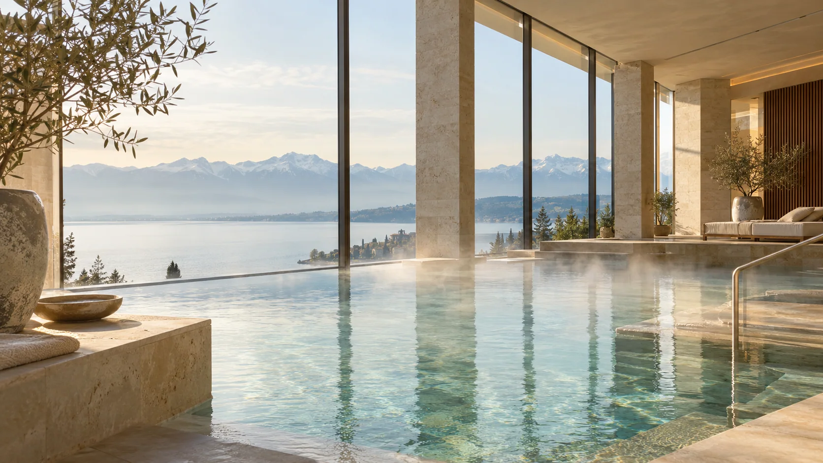 KI-generiertes Bildmotiv 2 für Therme Lindau im Winter